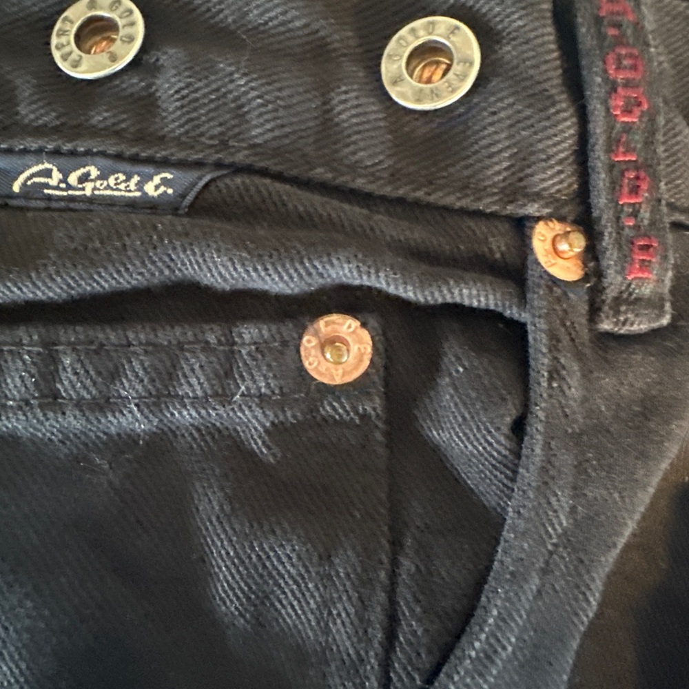 AGOLDE Nico High Rise Slim Jeans Black Wash Women’s Size 27 Made In USA !! - Picture 15 of 16